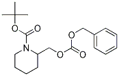 2-BenzyloxycarbonyloxyMethyl-piperidine-1-carboxylic acid tert-butyl ester Structure