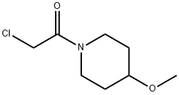 2-氯-1-(4-甲氧基哌啶-1-基)乙-1-酮,1096329-82-6,结构式