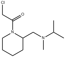2-Chloro-1-{2-[(isopropyl-Methyl-aMino)-Methyl]-piperidin-1-yl}-ethanone,1353981-28-8,结构式