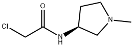 2-Chloro-N-((S)-1-Methyl-pyrrolidin-3-yl)-acetaMide Struktur