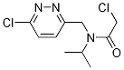 2-Chloro-N-(6-chloro-pyridazin-3-ylMethyl)-N-isopropyl-acetaMide 化学構造式