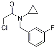 2-Chloro-N-cyclopropyl-N-(3-fluoro-benzyl)-acetaMide 化学構造式