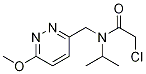 2-Chloro-N-isopropyl-N-(6-Methoxy-pyridazin-3-ylMethyl)-acetaMide 化学構造式