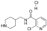 2-Chloro-N-piperidin-4-ylMethyl-nicotinaMide hydrochloride Struktur