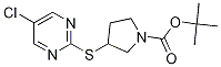 3-(5-Chloro-pyriMidin-2-ylsulfanyl)
-pyrrolidine-1-carboxylic acid tert
-butyl ester|