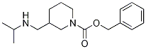 3-(IsopropylaMino-Methyl)-piperidine-1-carboxylic acid benzyl ester 化学構造式