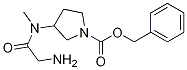 3-[(2-AMino-acetyl)-Methyl-aMino]-pyrrolidine-1-carboxylic acid benzyl ester|