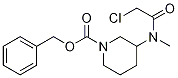 3-[(2-Chloro-acetyl)-Methyl-aMino]-piperidine-1-carboxylic acid benzyl ester 化学構造式