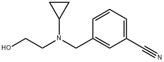 3-{[Cyclopropyl-(2-hydroxy-ethyl)-aMino]-Methyl}-benzonitrile|