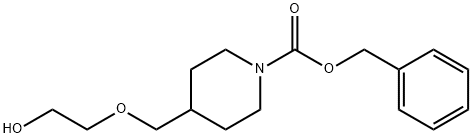 4-(2-Hydroxy-ethoxyMethyl)-piperidine-1-carboxylic acid benzyl ester,863615-19-4,结构式