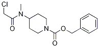 4-[(2-Chloro-acetyl)-Methyl-aMino]-piperidine-1-carboxylic acid benzyl ester Struktur