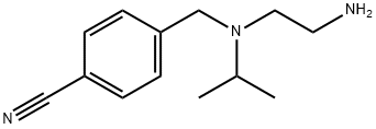 4-{[(2-AMino-ethyl)-isopropyl-aMino]-Methyl}-benzonitrile 结构式