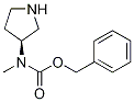 Methyl-(S)-pyrrolidin-3-yl-carbaMic acid benzyl ester Struktur
