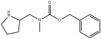 Methyl-pyrrolidin-2-ylMethyl-carbaMic acid benzyl ester Structure