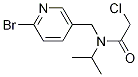 N-(6-BroMo-pyridin-3-ylMethyl)-2-chloro-N-isopropyl-acetaMide Structure