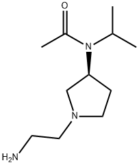 N-[(S)-1-(2-AMino-ethyl)-pyrrolidin-3-yl]-N-isopropyl-acetaMide Struktur