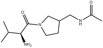 N-[1-((S)-2-AMino-3-Methyl-butyryl)-pyrrolidin-3-ylMethyl]-acetaMide,1354027-25-0,结构式