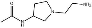 N-[1-(2-AMino-ethyl)-pyrrolidin-3-yl]-acetaMide 结构式