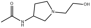 N-[1-(2-Hydroxy-ethyl)-pyrrolidin-3-yl]-acetaMide 结构式