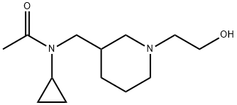 N-Cyclopropyl-N-[1-(2-hydroxy-ethyl)-piperidin-3-ylMethyl]-acetaMide Structure