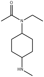 N-Ethyl-N-(4-MethylaMino-cyclohexyl)-acetaMide Struktur