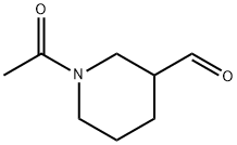 1-ACETYLPIPERIDINE-3-CARBALDEHYDE Struktur