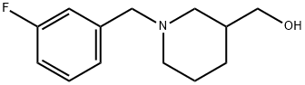 [1-(3-Fluoro-benzyl)-piperidin-3-yl]-methanol Structure