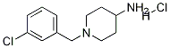 1-(3-Chloro-benzyl)-piperidin-4-ylamine hydrochloride Struktur
