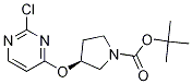 (S)-3-(2-氯-嘧啶-4-基氧基)-吡咯烷-1-羧酸叔丁基酯,,结构式