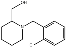 [1-(2-Chloro-benzyl)-piperidin-2-yl]-methanol Struktur