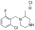 1-(2-Chloro-6-fluoro-benzyl)-2-methyl-piperazine hydrochloride Structure