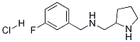(3-氟-苄基)-吡咯烷-2-基甲基-胺盐酸盐 结构式