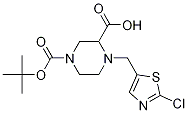 4-(2-Chloro-thiazol-5-ylmethyl)-piperazine-1,3-dicarboxylic acid 1-tert-butyl ester|