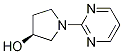 (S)-1-Pyrimidin-2-yl-pyrrolidin-3-ol 化学構造式