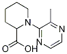 1-(3-甲基吡嗪-2-基)-哌啶-2-羧酸, 1261230-10-7, 结构式
