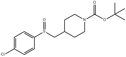 4-(4-Chloro-benzenesulfinylmethyl)-piperidine-1-carboxylic acid tert-butyl ester|4-(4-氯-苯亚磺酰基甲基)-哌啶-1-羧酸叔丁基酯