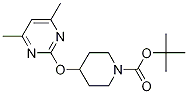 4-(4,6-Dimethyl-pyrimidin-2-yloxy)-piperidine-1-carboxylic acid tert-butyl ester Structure