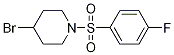 4-bromo-1-(4-fluorophenylsulfonyl)piperidine,,结构式