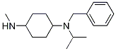 (1R,4R)-N-Benzyl-N-isopropyl-N'-Methyl-cyclohexane-1,4-diaMine Structure