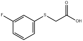 (3-Fluoro-phenylsulfanyl)-acetic acid Structure