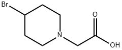 (4-BroMo-piperidin-1-yl)-acetic acid Struktur