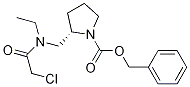 (S)-2-{[(2-Chloro-acetyl)-ethyl-aMino]-Methyl}-pyrrolidine-1-carboxylic acid benzyl ester,1354016-80-0,结构式