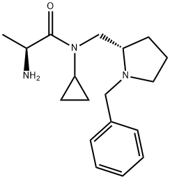 (S)-2-AMino-N-((S)-1-benzyl-pyrrolidin-2-ylMethyl)-N-cyclopropyl-propionaMide Structure