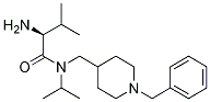 (S)-2-AMino-N-(1-benzyl-piperidin-4-ylMethyl)-N-isopropyl-3-Methyl-butyraMide,1354000-15-9,结构式