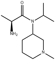 (S)-2-AMino-N-isopropyl-N-(1-Methyl-piperidin-3-yl)-propionaMide Struktur