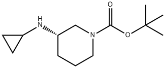 (S)-3-CyclopropylaMino-piperidine-1-carboxylic acid tert-butyl ester Struktur