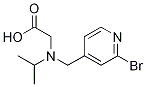 [(2-BroMo-pyridin-4-ylMethyl)-isopropyl-aMino]-acetic acid Structure