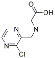 [(3-Chloro-pyrazin-2-ylMethyl)-Methyl-aMino]-acetic acid 化学構造式