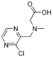 [(3-Chloro-pyrazin-2-ylMethyl)-Methyl-aMino]-acetic acid Structure