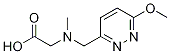 [(6-Methoxy-pyridazin-3-ylMethyl)-Methyl-aMino]-acetic acid Structure